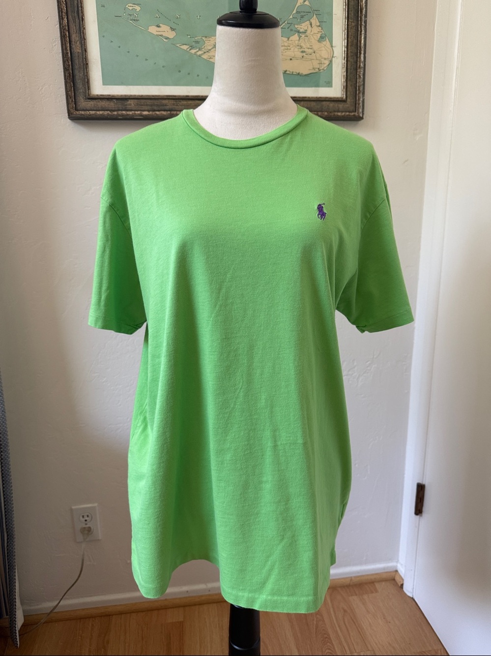 Men's Polo Ralph Lauren Bright Lime Green Tee (M)